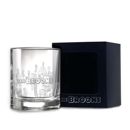 Broons Singalong Wrap Skyline Glass