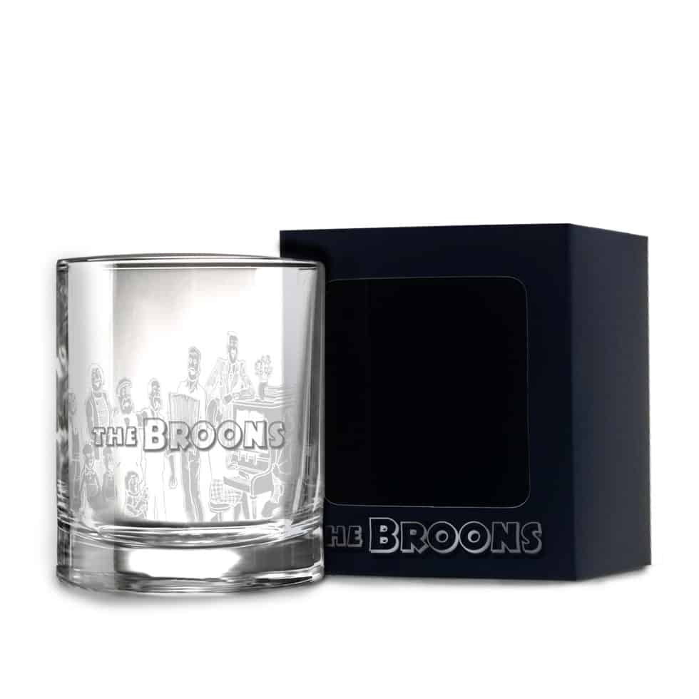 Broons Singalong Wrap Skyline Glass