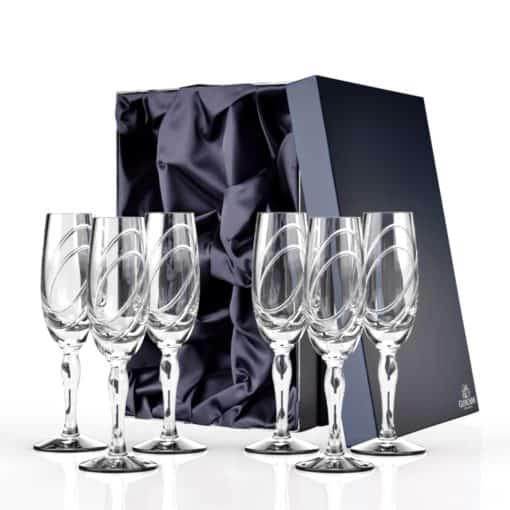 Glasgow Champagne Gift Set of 6