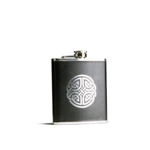 Large Celtic Hip Flask