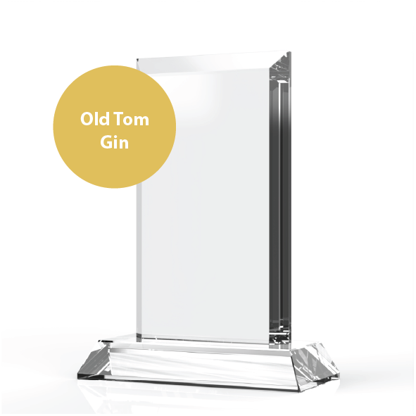 Medium Rectangle Trophy - Old Tom Gin | Gin Guide 2024