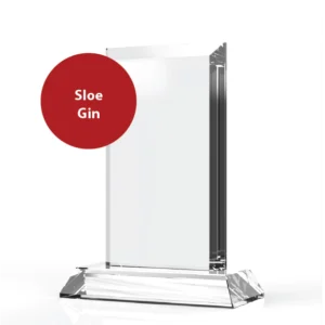 Medium Rectangle Trophy - Sloe Gin | Gin Guide 2024