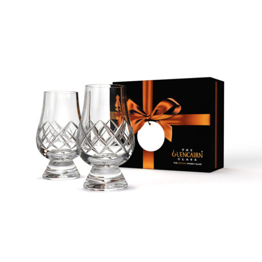 Cut Glencairn Glass Gift Set of 2