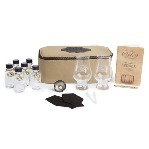 Whisky Connoisseur Canvas Travel Kit